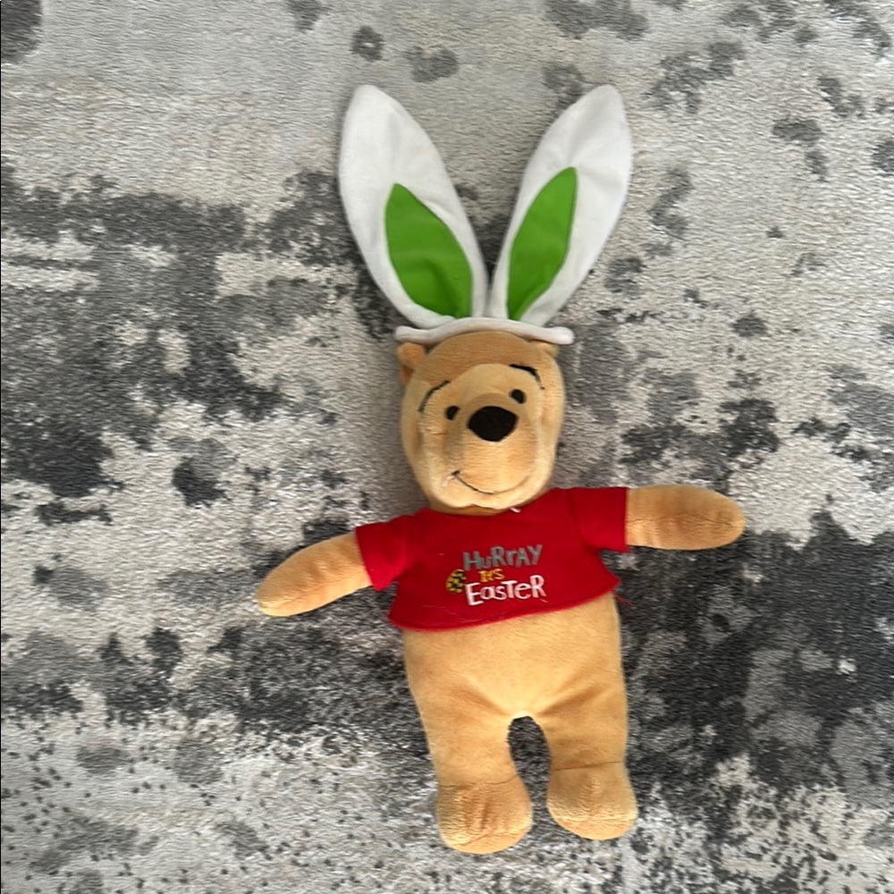 Winnie the Pooh plush Easter bunny with Bunny Ears